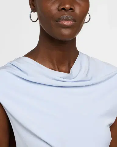 Jan Leslie Blue Mother-of-Pearl Dash Hoop Earrings in Sterling Silver | Thumbnail 2 Jan Leslie Blue Mother-of-Pearl Dash Hoop Earrings in Sterling Silver | Thumbnail 2