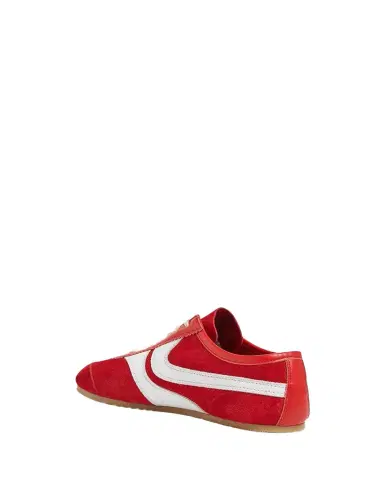Dries Van Noten Men's Suede and Leather Low-Top Sneakers | Thumbnail 1 Dries Van Noten Men's Suede and Leather Low-Top Sneakers | Thumbnail 1