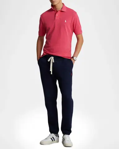 Polo Ralph Lauren Men's The Iconic Mesh Classic-Fit Polo Shirt | Thumbnail 2 Polo Ralph Lauren Men's The Iconic Mesh Classic-Fit Polo Shirt | Thumbnail 2