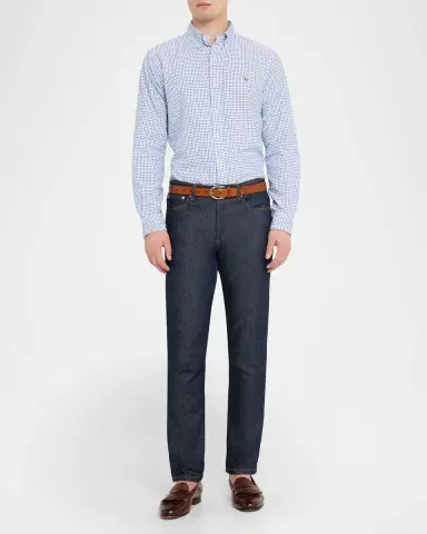 Polo Ralph Lauren Men's Classic-Fit Oxford Check Button-Down Shirt | Thumbnail 2 Polo Ralph Lauren Men's Classic-Fit Oxford Check Button-Down Shirt | Thumbnail 2