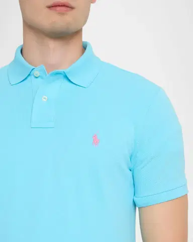 Polo Ralph Lauren Men's Custom Slim Fit Polo Shirt | Thumbnail 5 Polo Ralph Lauren Men's Custom Slim Fit Polo Shirt | Thumbnail 5