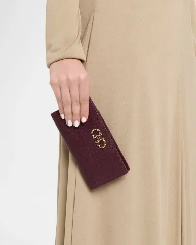 Ferragamo Gancini Leather Continental Wallet | Thumbnail 2 Ferragamo Gancini Leather Continental Wallet | Thumbnail 2