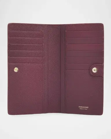 Ferragamo Gancini Leather Continental Wallet | Thumbnail 3 Ferragamo Gancini Leather Continental Wallet | Thumbnail 3