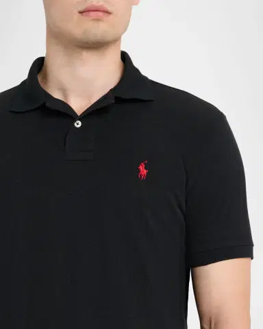 Polo Ralph Lauren Men's Custom Slim Fit Soft Cotton Polo Shirt | Thumbnail 5 Polo Ralph Lauren Men's Custom Slim Fit Soft Cotton Polo Shirt | Thumbnail 5