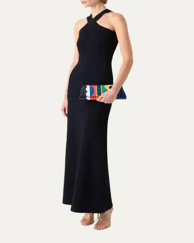 Akris Anouk Small Patchwork Leather Trapezoid Clutch Bag | Thumbnail 6 Akris Anouk Small Patchwork Leather Trapezoid Clutch Bag | Thumbnail 6