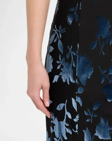 Hutch Darby Sleeveless Velvet Burnout Midi Dress | Thumbnail 4 Hutch Darby Sleeveless Velvet Burnout Midi Dress | Thumbnail 4