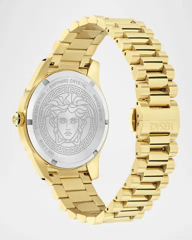 Versace Men's Apodis 41mm IP Yellow Gold Bracelet Watch | Thumbnail 3 Versace Men's Apodis 41mm IP Yellow Gold Bracelet Watch | Thumbnail 3