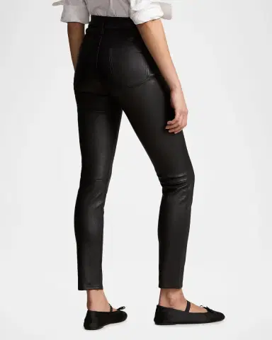 Polo Ralph Lauren Lambskin 5-Pocket Super-Slim Pants | Thumbnail 3 Polo Ralph Lauren Lambskin 5-Pocket Super-Slim Pants | Thumbnail 3