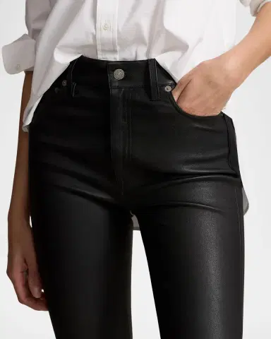 Polo Ralph Lauren Lambskin 5-Pocket Super-Slim Pants | Thumbnail 5 Polo Ralph Lauren Lambskin 5-Pocket Super-Slim Pants | Thumbnail 5