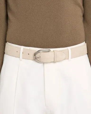 Polo Ralph Lauren Men's Welington Stirrup-Buckle Suede Belt | Thumbnail 2 Polo Ralph Lauren Men's Welington Stirrup-Buckle Suede Belt | Thumbnail 2