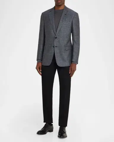 Giorgio Armani Men's Wool Linen Silk Sport Coat | Thumbnail 2 Giorgio Armani Men's Wool Linen Silk Sport Coat | Thumbnail 2