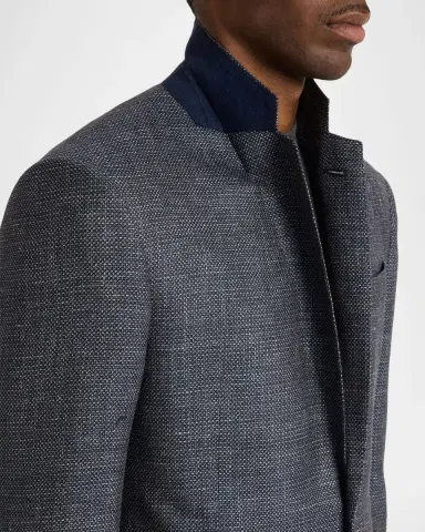 Giorgio Armani Men's Wool Linen Silk Sport Coat | Thumbnail 7 Giorgio Armani Men's Wool Linen Silk Sport Coat | Thumbnail 7
