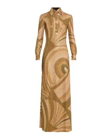 Pucci Iride Print Jersey Lame Dress | Thumbnail 1 Pucci Iride Print Jersey Lame Dress | Thumbnail 1