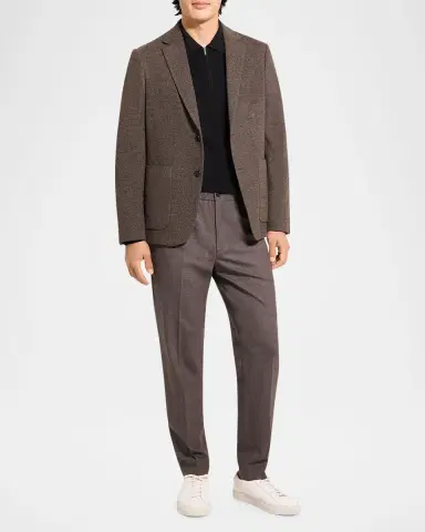 Theory Men 's Clinton Jacket in City Knit Twill | Thumbnail 2 Theory Men 's Clinton Jacket in City Knit Twill | Thumbnail 2