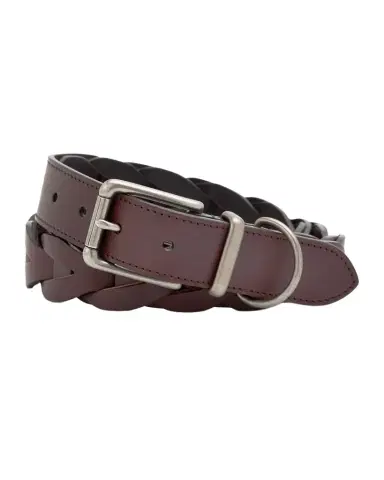 Polo Ralph Lauren Men's Woven Leather Belt with Keeper and D-Ring | Thumbnail 1 Polo Ralph Lauren Men's Woven Leather Belt with Keeper and D-Ring | Thumbnail 1