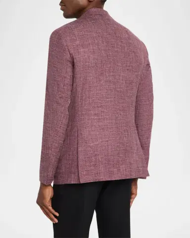 Giorgio Armani Men's Wool Silk Linen Sport Coat | Thumbnail 3 Giorgio Armani Men's Wool Silk Linen Sport Coat | Thumbnail 3