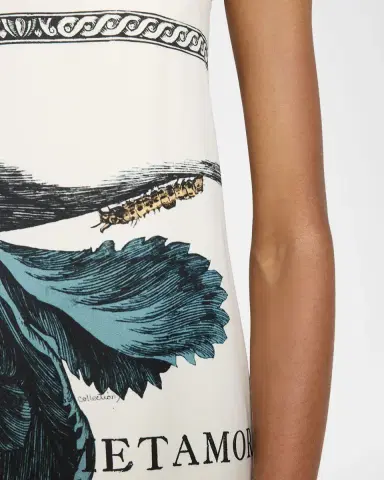 Erdem Floral Print Duchess Sleeveless Midi Dress | Thumbnail 4 Erdem Floral Print Duchess Sleeveless Midi Dress | Thumbnail 4