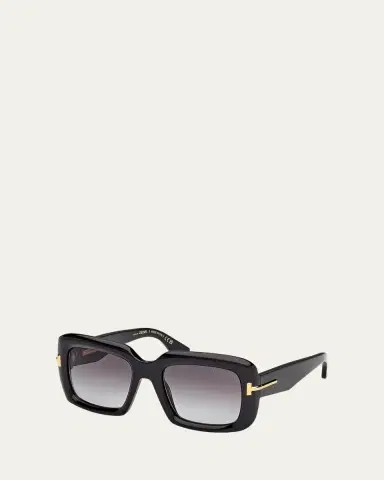 TOM FORD Icon 53mm Acetate Square Sunglasses | Thumbnail 2 TOM FORD Icon 53mm Acetate Square Sunglasses | Thumbnail 2