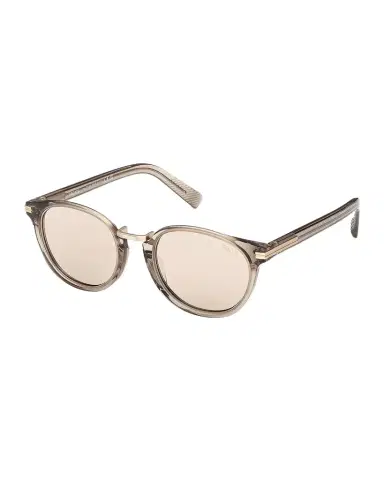 Zegna 51mm Acetate & Titanium Round Sunglasses | Thumbnail 1 Zegna 51mm Acetate & Titanium Round Sunglasses | Thumbnail 1