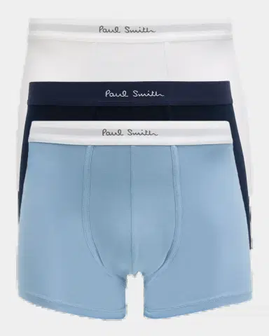 Paul Smith Men's Solid Cotton 3-Pack Boxer Briefs | Thumbnail 2 Paul Smith Men's Solid Cotton 3-Pack Boxer Briefs | Thumbnail 2
