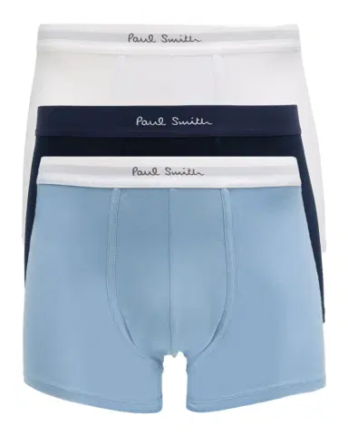 Paul Smith Men's Solid Cotton 3-Pack Boxer Briefs | Thumbnail 1 Paul Smith Men's Solid Cotton 3-Pack Boxer Briefs | Thumbnail 1