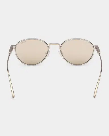Zegna 52mm Acetate & Metal Round Sunglasses | Thumbnail 4 Zegna 52mm Acetate & Metal Round Sunglasses | Thumbnail 4