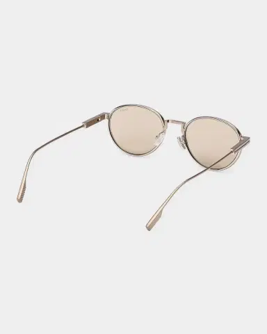 Zegna 52mm Acetate & Metal Round Sunglasses | Thumbnail 5 Zegna 52mm Acetate & Metal Round Sunglasses | Thumbnail 5