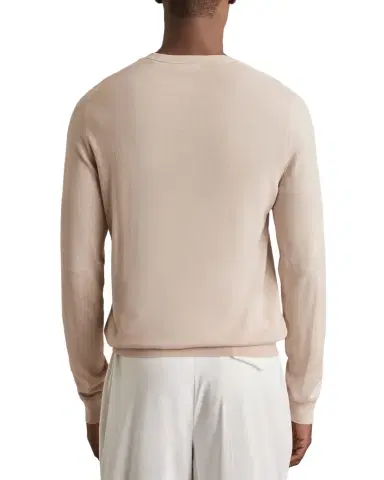 Reiss Men 's Wessex Merino-Wool Crewneck Sweater | Thumbnail 1 Reiss Men 's Wessex Merino-Wool Crewneck Sweater | Thumbnail 1