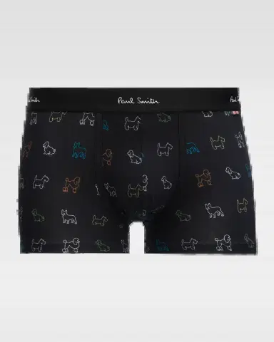 Paul Smith Men's Sketched Dog Outline Print Boxer Briefs | Thumbnail 2 Paul Smith Men's Sketched Dog Outline Print Boxer Briefs | Thumbnail 2