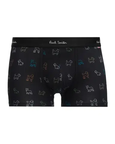 Paul Smith Men's Sketched Dog Outline Print Boxer Briefs | Thumbnail 1 Paul Smith Men's Sketched Dog Outline Print Boxer Briefs | Thumbnail 1
