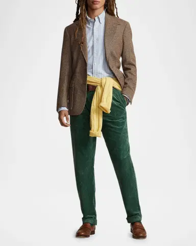 Polo Ralph Lauren Unisex Wool Herringbone Single-Breasted Sport Coat | Thumbnail 2 Polo Ralph Lauren Unisex Wool Herringbone Single-Breasted Sport Coat | Thumbnail 2