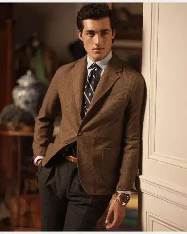 Polo Ralph Lauren Unisex Wool Herringbone Single-Breasted Sport Coat | Thumbnail 5 Polo Ralph Lauren Unisex Wool Herringbone Single-Breasted Sport Coat | Thumbnail 5