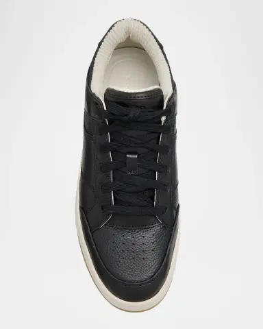 Vince Men's Wilder Court Leather Low-Top Sneakers | Thumbnail 4 Vince Men's Wilder Court Leather Low-Top Sneakers | Thumbnail 4