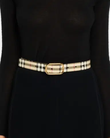 Burberry Archive Check Belt | Thumbnail 2 Burberry Archive Check Belt | Thumbnail 2