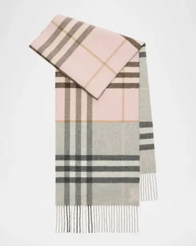 Burberry Double-Faced Cashmere EKD Scarf | Thumbnail 2 Burberry Double-Faced Cashmere EKD Scarf | Thumbnail 2