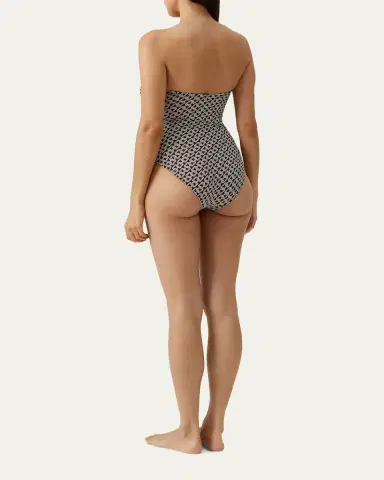 Melissa Odabash Munich Chain Strapless One-Piece Swimsuit | Thumbnail 5 Melissa Odabash Munich Chain Strapless One-Piece Swimsuit | Thumbnail 5