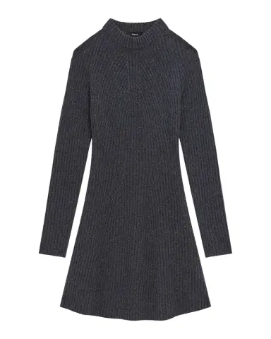 Theory Cashmere-Wool Ribbed Sweater Dress | Thumbnail 1 Theory Cashmere-Wool Ribbed Sweater Dress | Thumbnail 1