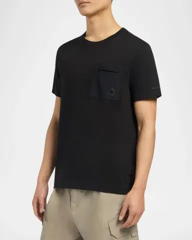 Moose Knuckles Men's Dalon T-Shirt with Logo Pocket | Thumbnail 3 Moose Knuckles Men's Dalon T-Shirt with Logo Pocket | Thumbnail 3
