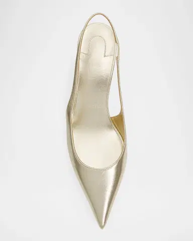 Christian Louboutin 60mm Miss Z Metallic Leather Slingback Pumps | Thumbnail 3 Christian Louboutin 60mm Miss Z Metallic Leather Slingback Pumps | Thumbnail 3