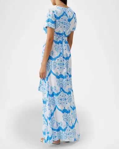 Melissa Odabash Lou Florian Maxi Dress | Thumbnail 2 Melissa Odabash Lou Florian Maxi Dress | Thumbnail 2