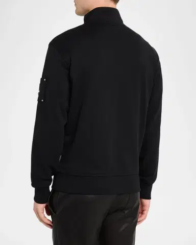 Moose Knuckles Men's Hartsfield Quarter-Zip Sweatshirt | Thumbnail 3 Moose Knuckles Men's Hartsfield Quarter-Zip Sweatshirt | Thumbnail 3