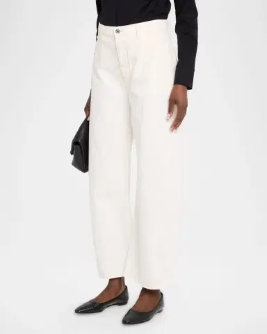 Nili Lotan Tribeca Barrel-Leg Ankle Jeans | Thumbnail 3 Nili Lotan Tribeca Barrel-Leg Ankle Jeans | Thumbnail 3