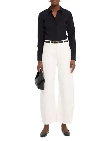 Nili Lotan Tribeca Barrel-Leg Ankle Jeans | Thumbnail 1 Nili Lotan Tribeca Barrel-Leg Ankle Jeans | Thumbnail 1