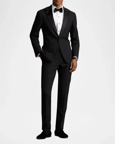 Polo Ralph Lauren Men's Fairbanks Peaked-Lapel Wool Tuxedo | Thumbnail 2 Polo Ralph Lauren Men's Fairbanks Peaked-Lapel Wool Tuxedo | Thumbnail 2