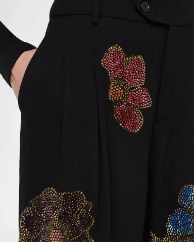 Libertine Fleur D 'Or Embellished Baggy Wide-Leg Trousers | Thumbnail 5 Libertine Fleur D 'Or Embellished Baggy Wide-Leg Trousers | Thumbnail 5