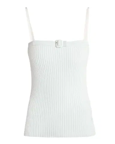 Courrèges Buckle-Neck Ribbed Tank Top | Thumbnail 1 Courrèges Buckle-Neck Ribbed Tank Top | Thumbnail 1
