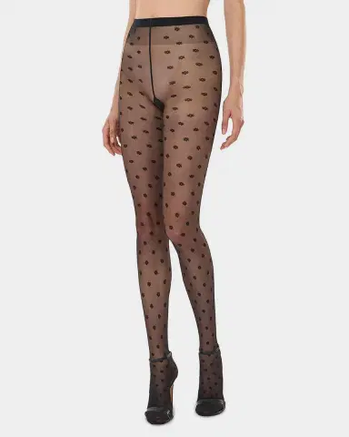 Wolford Daisy Sheer Floral Tights | Thumbnail 2 Wolford Daisy Sheer Floral Tights | Thumbnail 2