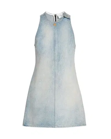 Courrèges Heritage Denim A-Line Mini Dress | Thumbnail 1 Courrèges Heritage Denim A-Line Mini Dress | Thumbnail 1