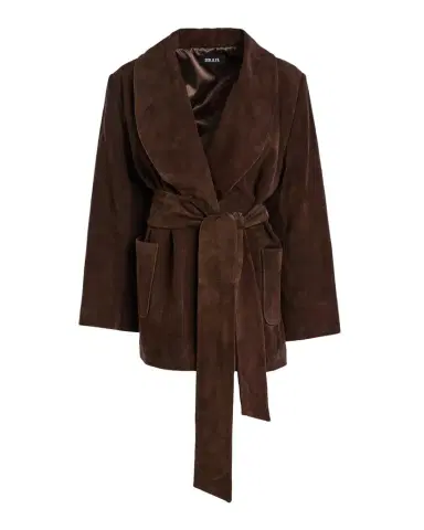 SEROYA Chandra Suede Wrap Jacket | Thumbnail 1 SEROYA Chandra Suede Wrap Jacket | Thumbnail 1