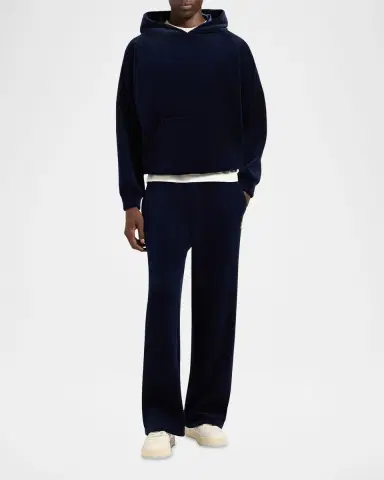 Moose Knuckles Men 's Preston Velour Hoodie | Thumbnail 2 Moose Knuckles Men 's Preston Velour Hoodie | Thumbnail 2